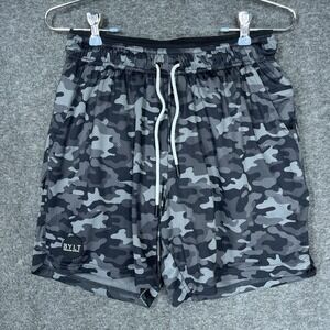 Bylt Premium Basics Training Shorts Mens Medium Lined Camo Athletic Drawstring